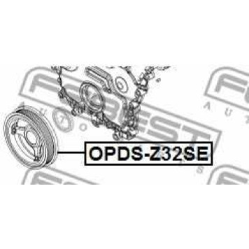 Ременный шкив коленвала FEBEST OPDS-Z32SE-1