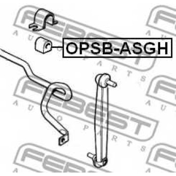 Опора стабилизатора FEBEST OPSB-ASGF-1