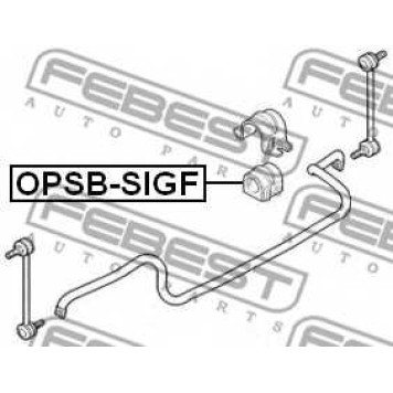 Опора стабилизатора FEBEST OPSB-SIGF-1
