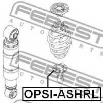 Тарелка пружины FEBEST OPSI-ASHRL-1