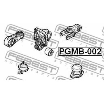 Подвеска двигателя FEBEST PGMB-002-1
