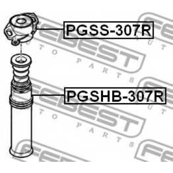 Пыльник амортизатора FEBEST PGSHB-307R-1