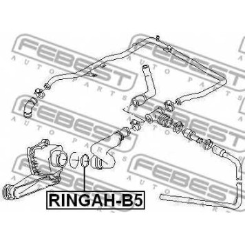 Ремкомплект уплотнительного кольца FEBEST RINGAH-B5-1