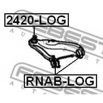 Подвеска рычага независимой подвески колеса FEBEST RNAB-LOG-1