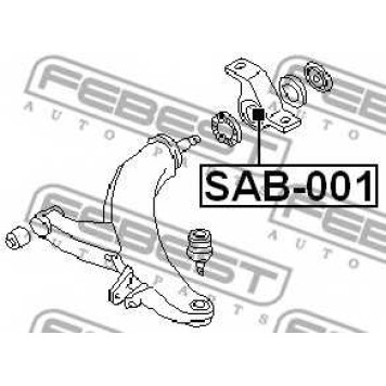 Подвеска рычага независимой подвески колеса FEBEST SAB-001-1