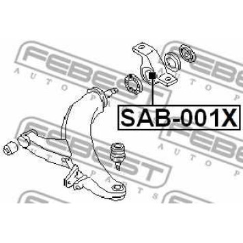 Подвеска рычага независимой подвески колеса FEBEST SAB-001X-1