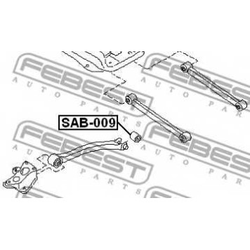 Подвеска рычага независимой подвески колеса FEBEST SAB-009-1