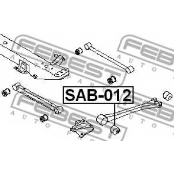 Подвеска рычага независимой подвески колеса FEBEST SAB-012-1