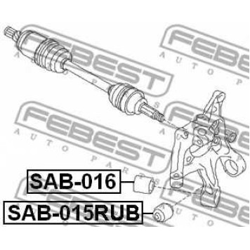 Втулка рычага колесной подвески FEBEST SAB-015RUB-1