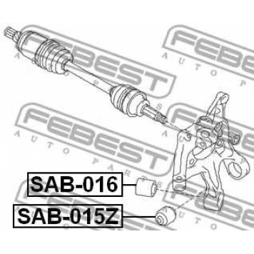 Втулка рычага колесной подвески FEBEST SAB-015Z-1