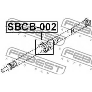 Подшипник, промежуточный подшипник карданного вала FEBEST SBCB-002-1