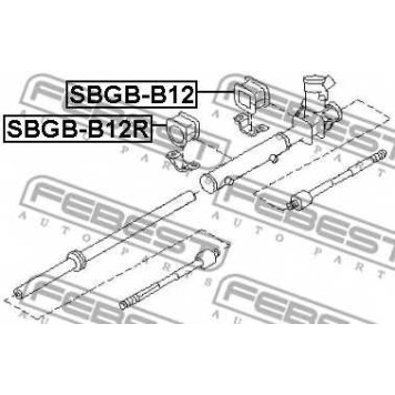 Подвеска рулевого управления FEBEST SBGB-B12R-1