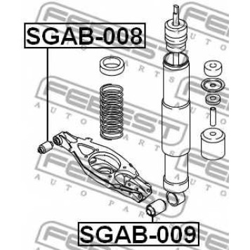 Подвеска рычага независимой подвески колеса FEBEST SGAB-008-1
