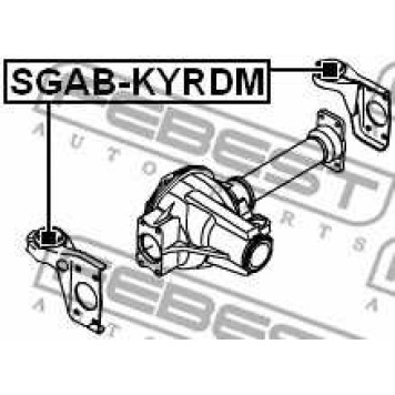 Опора, дифференциал FEBEST SGAB-KYRDM-1