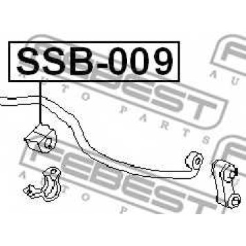 Опора стабилизатора FEBEST SSB-009-1