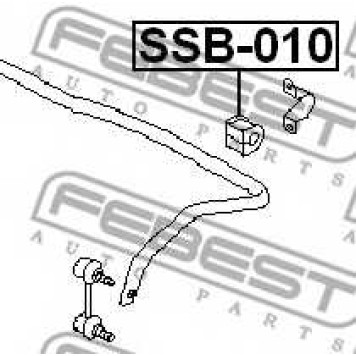 Опора стабилизатора FEBEST SSB-010-1
