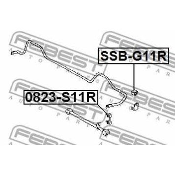 Опора стабилизатора FEBEST SSB-G11R-1