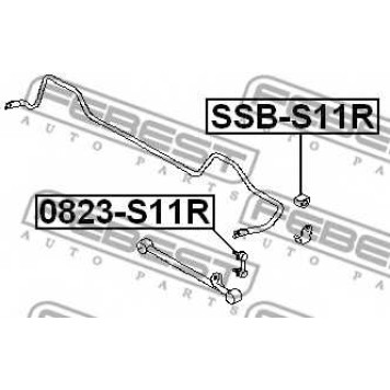 Опора стабилизатора FEBEST SSB-S11R-1