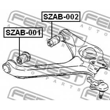 Подвеска рычага независимой подвески колеса FEBEST SZAB-002-1