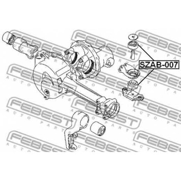 Опора, дифференциал FEBEST SZAB-007-1