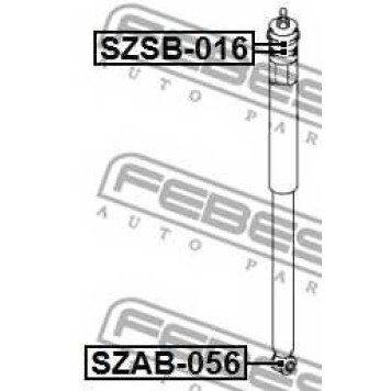 Втулка, амортизатор FEBEST SZAB-056-1