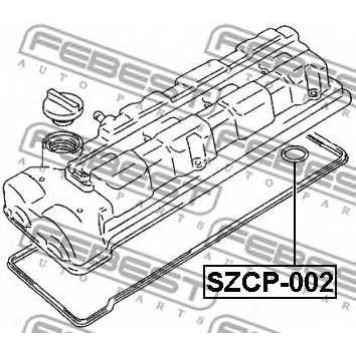 Уплотнительное кольцо, шахта свечи FEBEST SZCP-002-1