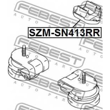 Подвеска двигателя FEBEST SZM-SN413RR-1