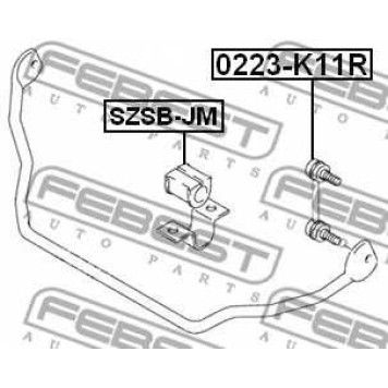 Опора стабилизатора FEBEST SZSB-JM-1