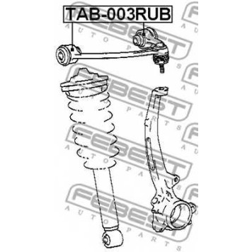 Подвеска рычага независимой подвески колеса FEBEST TAB-003RUB-1