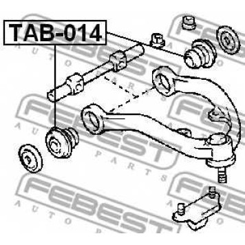 Подвеска рычага независимой подвески колеса FEBEST TAB-014-1