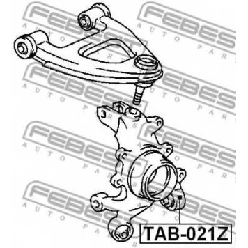 Втулка рычага колесной подвески FEBEST TAB-021Z-1
