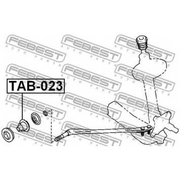 Подвеска рычага независимой подвески колеса FEBEST TAB-023-1