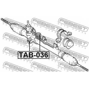 Подвеска рулевого управления FEBEST TAB-036-1