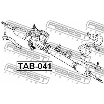 Подвеска рулевого управления FEBEST TAB-041-1