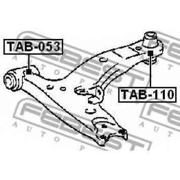 Подвеска рычага независимой подвески колеса FEBEST TAB-053-1