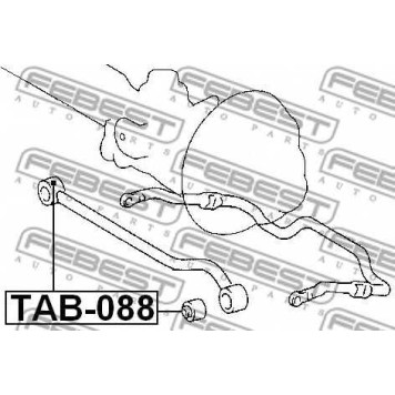 Подвеска рычага независимой подвески колеса FEBEST TAB-088-1