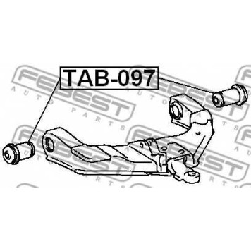 Подвеска рычага независимой подвески колеса FEBEST TAB-097-1