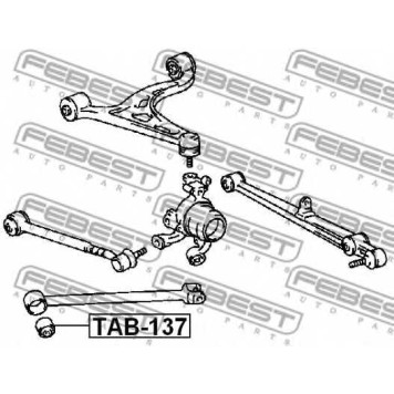 Подвеска рычага независимой подвески колеса FEBEST TAB-137-1