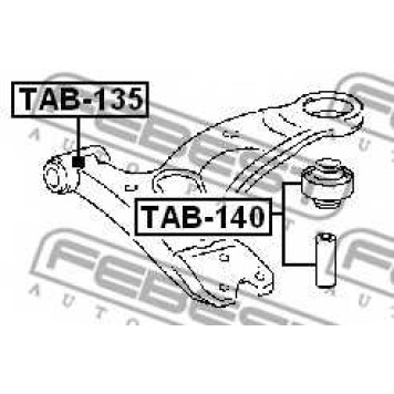 Подвеска рычага независимой подвески колеса FEBEST TAB-140-1