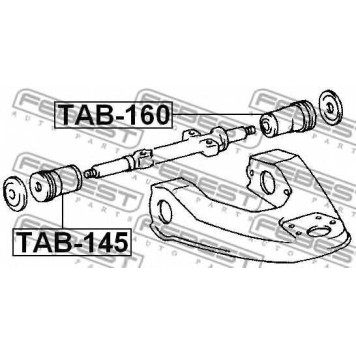 Подвеска рычага независимой подвески колеса FEBEST TAB-145-1