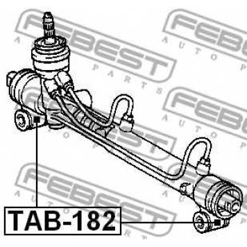 Подвеска рулевого управления FEBEST TAB-182-1