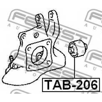 Подвеска рычага независимой подвески колеса FEBEST TAB-206-1