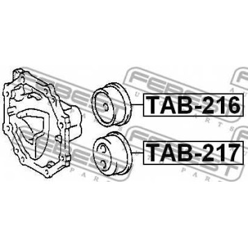 Опора, дифференциал FEBEST TAB-217-1