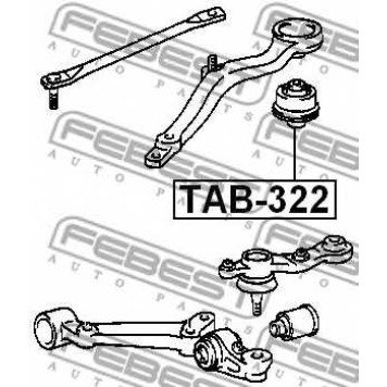 Подвеска рычага независимой подвески колеса FEBEST TAB-322-1