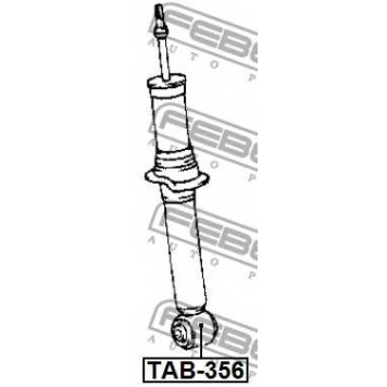 Втулка, амортизатор FEBEST TAB-356-1