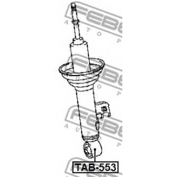 Втулка, амортизатор FEBEST TAB-553-1