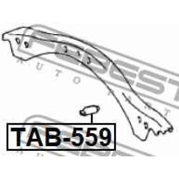 Подвеска рычага независимой подвески колеса FEBEST TAB-559-1