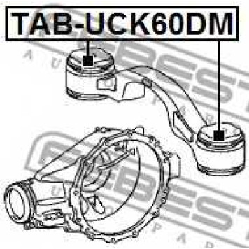 Опора, дифференциал FEBEST TAB-UCK60DM-1