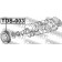 Ременный шкив коленвала FEBEST TDS-003