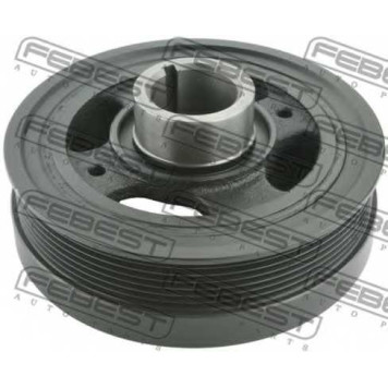 Ременный шкив коленвала FEBEST TDS-1KDFTV